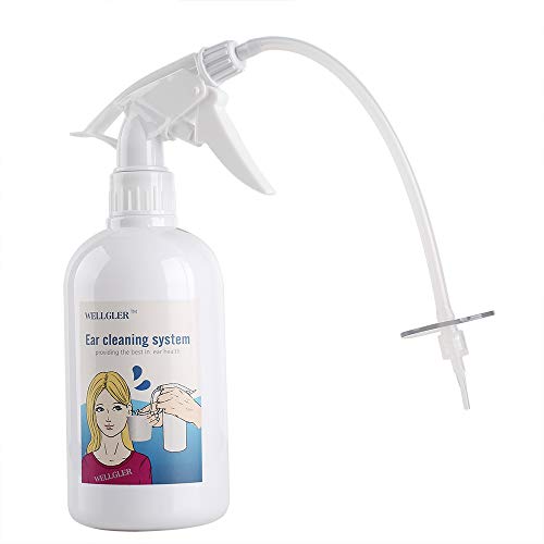 Ear Wax Removal Kit Ear Cleaner Tool Set Ear Washer Bottle System, 20 Ear Wash Disposable Tips, Ear Basin