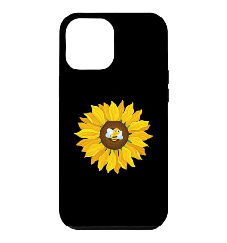 Cute Bumblebee Sunflower Bee Honeybee Floral Flower Lover Case for iPhone 12 Pr…