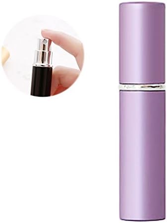 Satin-finish Surface Metalic Bottle Empty Perfume Atomizer Spray 5ml Pink