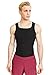 Sweat Shaper Men’s Premium Slimming Shapewear Workout Sauna Tank Top Vest, Black, XX Large - XXX Large