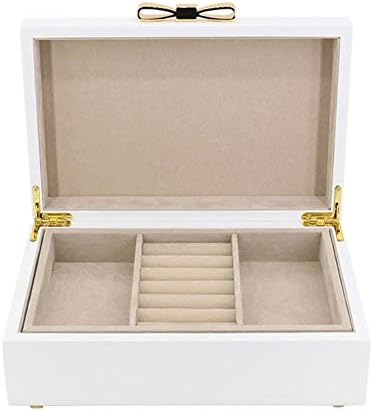 新登場 宝石箱 ジュエリーチェストボックスシンプルで大容量のジュエリーボックス ジュエリーホワイト用の木製の高品質収納ボックス ジュエリー収納ボックス
