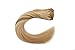 Clip in Hair Extensions Real Human Hair Clip in Extensions,15 Inch Golden Brown and Blonde Highlights Real Hair Extensions Clip in Human Hair 70G 7 Pieces Double Weft Hair Extensions Remy Human Hair