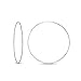 925 Sterling Silver Hoop Earrings. Super Flexible Hypoallergenic Silver. Choose SIZE from 10mm to 60mm