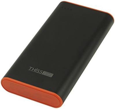 Thiss 18000mah Portable Battery Power Bank Dual USB Charger Backup Pack For iPhone 6s 6 Plus and more Black&amp;Orange