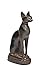 Discoveries Egyptian Imports Bastet Cat Goddess Statue - Antique Gold - 5.5