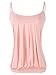 Maggie Tang Women's Tube Top Shirts Tank Blouse Camis Pleated Sleeveless Strapless Stretchy Tie Dye