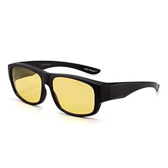 Polarized Fit Over Sunglasses Mirrored Oversize Night