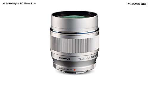 Olympus M.Zuiko Digital ED 75mm F1.8 Objektiv, lichtstarke Festbrennweite, geeignet für alle MFT-Kameras (Olympus OM-D & PEN Modelle, Panasonic G-Serie), silber – Bild 5