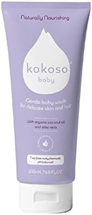 Kokoso Baby Hair & Body Wash Softly Scented 200ml