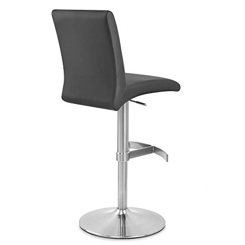 Zuri Furniture Modern Coveteur Adjustable Height Swivel Bar Stool in