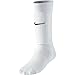 NIKE Kids' Unisex Shin Sock Sleeve, White/Black, Medium/Large