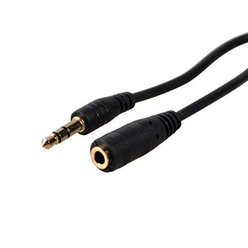 Conwork 2Pack 3.5mm Male to Female Audio Extension Cable Stereo