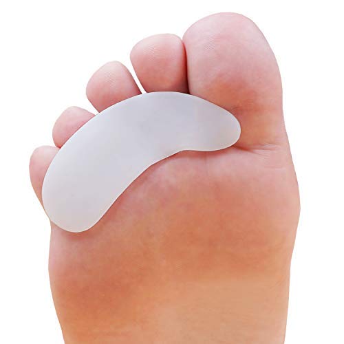 Skyfoot’s Hammer Toe Straightener 3 Loops - Toe Spreader Gel Toe Corrector Pack of 6 (White)