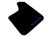 Rally Armor MF12-BAS-BL Black, Blue Mud Flap with Logo (Universal Fitment (no Hardware) Basic)