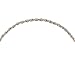 LUREME Simple Silver Thin Chain Knot and Tassel Long Necklace-Silver (01003351)