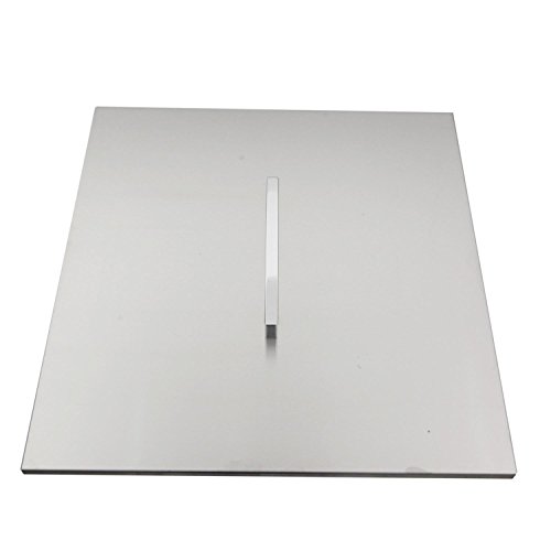 SUNSTONE B-SK20 Over/Under Height Single Basin Sink with Cover, 20" x 12", Stainless Steel