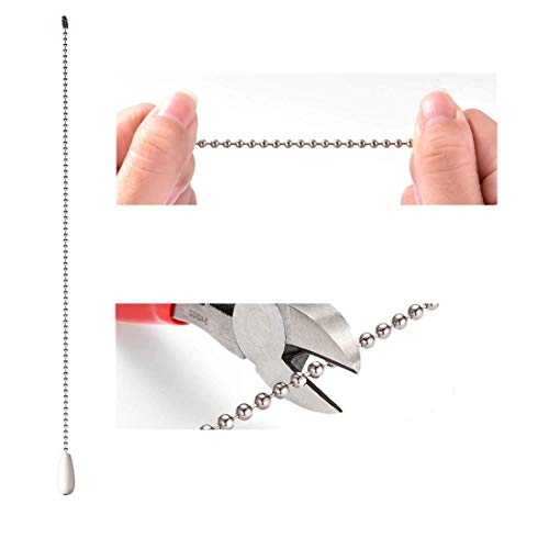 Ceiling Fan Chain Pulls White Wooden Pull Chain Extension for Ceiling Light Fan Chain 2 Pack