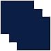 SISER EasyWeed Heat Transfer Vinyl HTV for T-Shirts 12 x 12 Inches 3 Precut Sheets (Navy Blue)