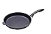 Swiss Diamond 11 Inch Frying Pan Nonstick Diamond Frying Pan, Aluminum Coated Skillet, Dishwasher Safe and Oven Safe Fry Pans, Grey