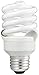 Philips 414045 60 Watt Equivalent Compact Fluorescent Twister Natural Light 5000K CFL Light Bulb, 6-pack
