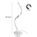 BJL Spiral LED Table Lamp, Curved LED Desk Lamp, Contemporary Minimalist Lighting Design, Non-Dimmable Light (spiral)