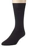 Sportoli Men's Super Soft Modal Flat Knit Designed Lightweight Dress Crew Socks