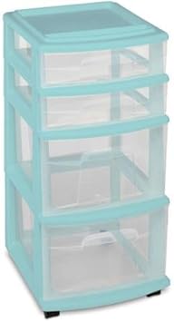 Amazon Com Mycraft 4 Drawer Medium Cart Craft Storage Organizer