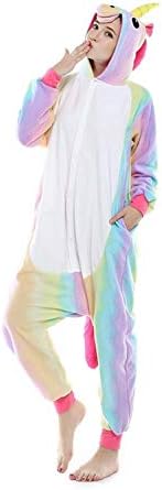 Unicorn Onesie Unisex Adult Cosplay Costume Pajamas Outfit