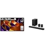 LG 77" OLED evo G4 Series 4K Smart TV Bundle with 5.1.3ch Dolby Atmos Soundbar and Wireless Rear Speakers, 2024 New Models