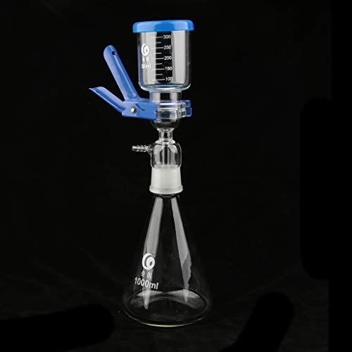 image for D DOLITY 1000ml Filtration Apparatus Vacuum Lab Filtering Unit Flask F
