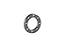 TEC Accessories UFO Titanium Keychain Organizer (8 Holes) - EDC Key Organizer Key Chain for Keyring Customization - Pocket and Compact Minimalist Keychain Holder