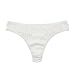 KNITLORD 6 Pack Women's Thongs Underwear Cotton Breathable Panties Hipster Bikini (L)