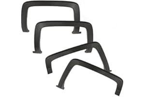 PIT66 4Pcs Fender Flares, Compatible with 2014-2018 Chevy Silverado 1500/2015-2019 Silverado 2500HD 3500HD(Only fit Models with fleetside Bed.Not for dually Models)