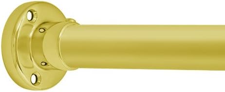 Amazon Com Heavy Duty Shower Curtain Rod 60 Polished Brass