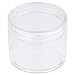Beauticom 60 Grams/60 ML (2 Oz) Round Clear Leak Proof Plastic Container Jars with Clear Lids for Travel Storage Makeup Cosmetic Lotion Scrubs Creams Oils Salves Ointments (12 Jars)