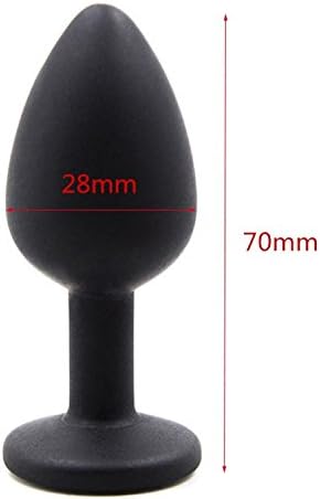 Bedroom Supplies Small Medium Large Silicone B-Û-Tt-P-Lüg With Crystal Jewelry Smooth Touch Ânāl P-Lüg No Vîb-Rát-Ion Ânāl Woman Men Gay Best Gift for Lover