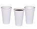TashiBox 16 oz White Hot Drink Paper Cups - 100 count - Disposable hot coffee cups