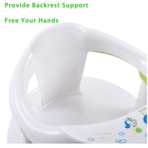 Baby Bath Seat with AntiSlip Edge Infant Baby Bath Chair for Sitting Up Baby Bathtub Seat