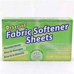 Dryer Fabric Softner Sheets - Mountain Breeze