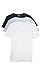 Emporio Armani mens Cotton Crew Neck T-shirt Undershirt, Grey/White/Navy, Large US