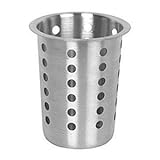 Winco Flatware Cylinder, Stainless Steel, Set of 6