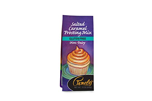 Pamela's Products Gluten-Free Dairy-Free Frosting Mix, Salted Caramel, 12-Ounce Bags (6 Count)