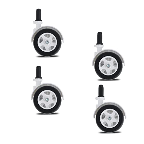 BAYWYI Baby Walker Wheels Replacement, Set of 4, Baby Walker