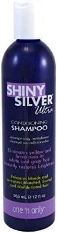 SHINY SILVERShampoo Ultra Conditioning 12 Ounce (354ml) (6 Pack)