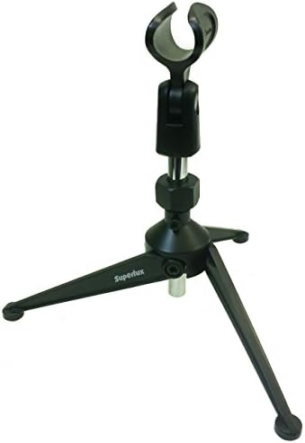 Superlux HM-6 with Mic Clip Tripod Mic Stand