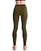 Homma 6-Pack Fleece Lined Thick Brushed Leggings Thights (S/M/L, Black x2/Olive/Burgundy/Navy/Grey)