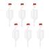 S-Shape Bubble Water Airlock Grommet 6-Pack Airlocks for Fermenting, Exhaust Seal Valves – Beer Wine Making Fermentation