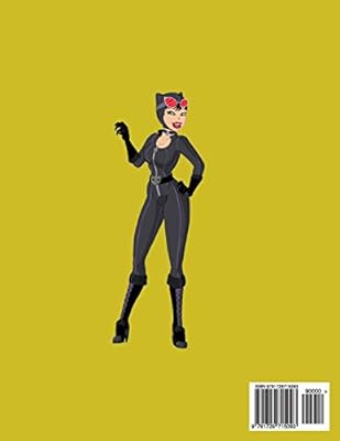 Catwoman Coloring Book Coloring Book For Kids And Adults -