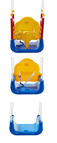 Schaukelgestell mit 3in1 Babyschaukel 3-in-1 Outdoor mitwachsend 3in1 Garten Draussen Indoor Türrahmen Kleinkind (3-in-1… – Bild 6