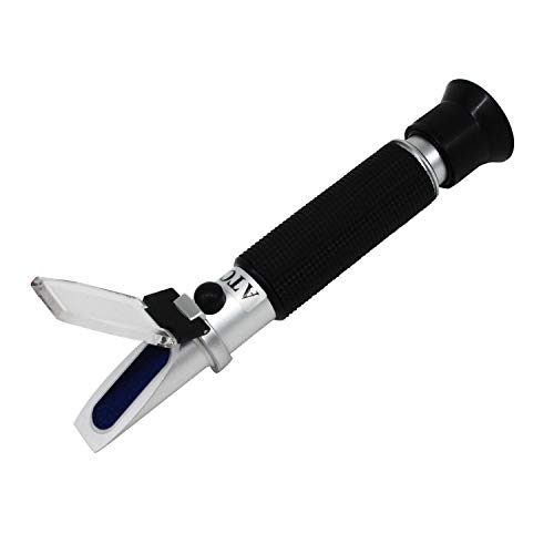 PENSON & CO. Salinity Refractometer for Aquarium, Fish Tank Seawater ATC Hydrometer Dual Scale (1.0 to 1.070 S.G.)